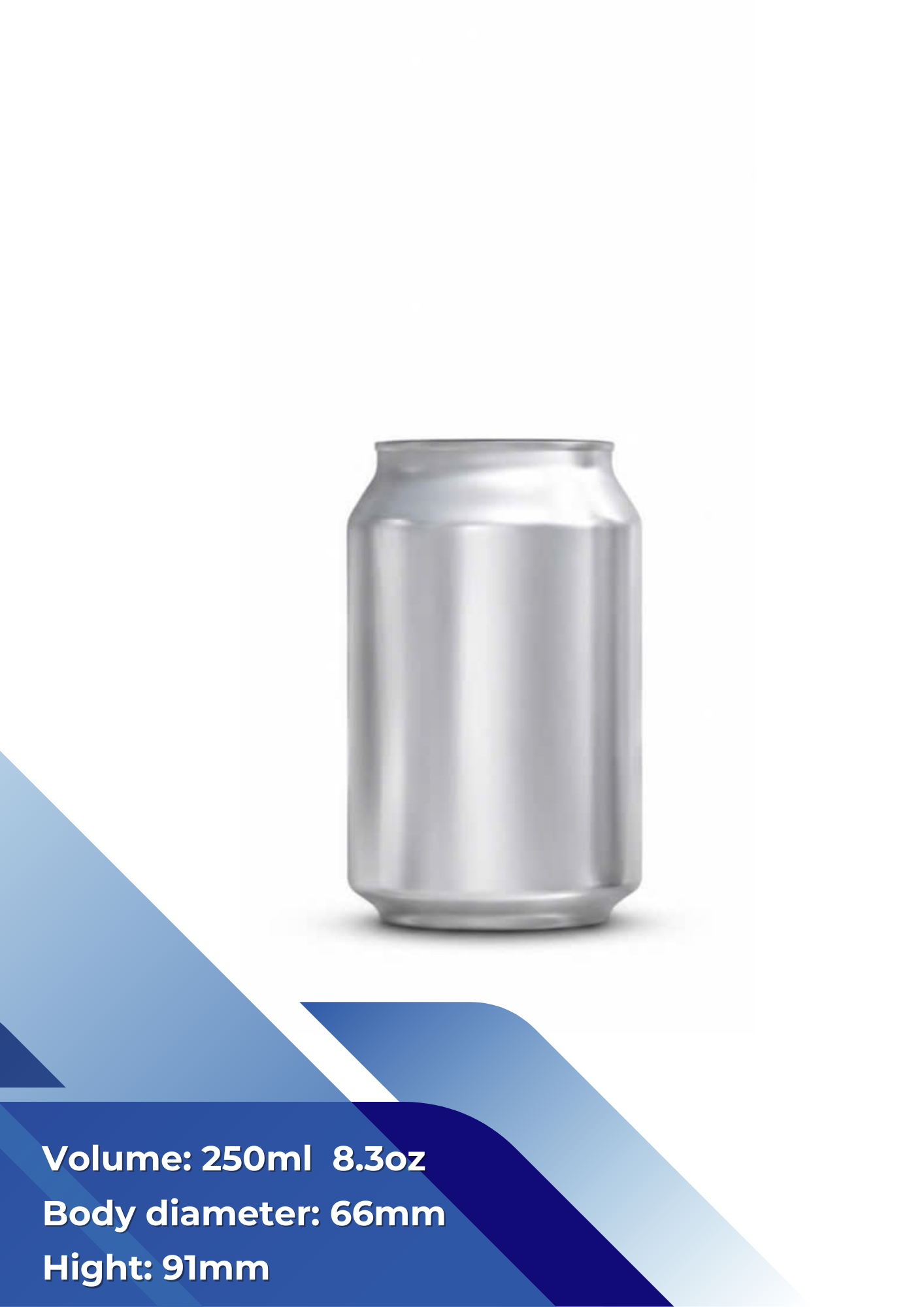 Can body 250ml 8.3oz