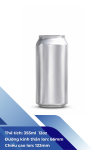 Vỏ lon 355ml 12oz